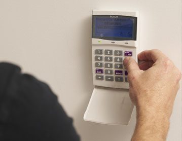 Residential security touchpad