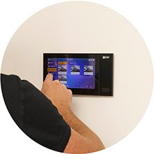 Customer using security App